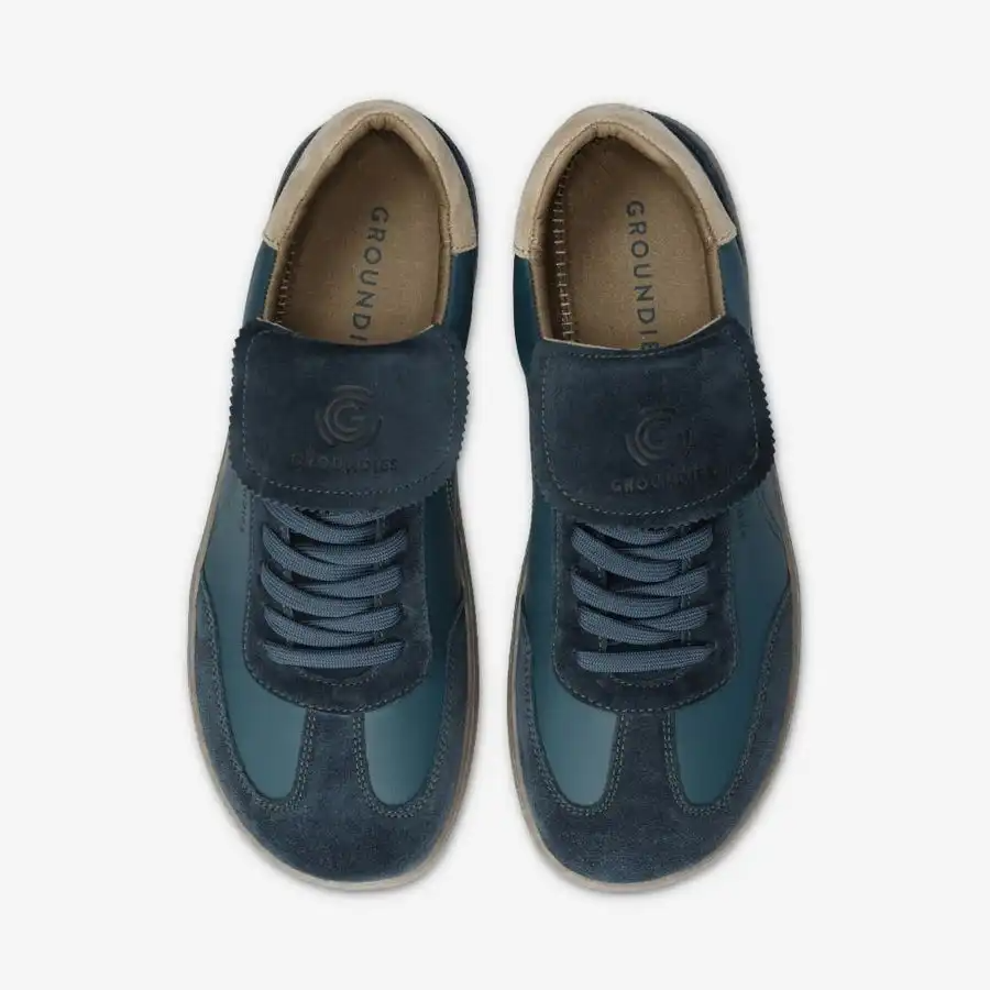 Groundies Panama XT Petrol Zelene barefoot patike pogled odozgo na par patika