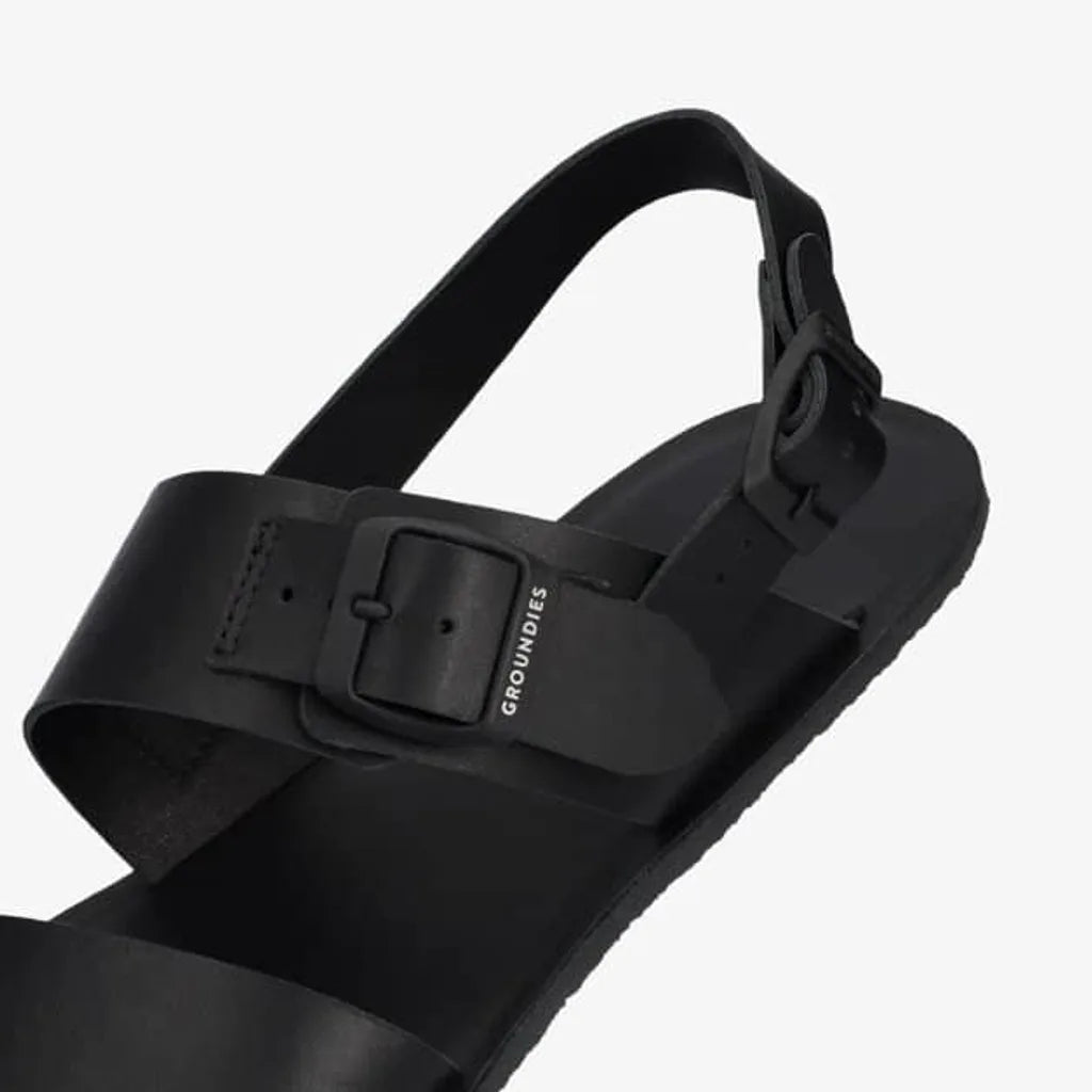 groundies kos sandale crne detalj kaiseva