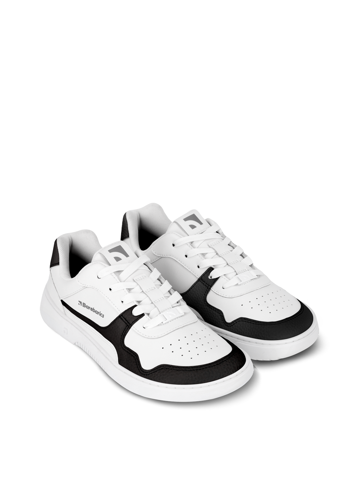 zing white and black leather par patika pod uglom