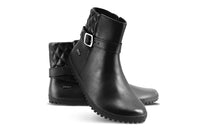 Par barefoot cizama Diva crne prikaz pod uglom na beloj pozadini