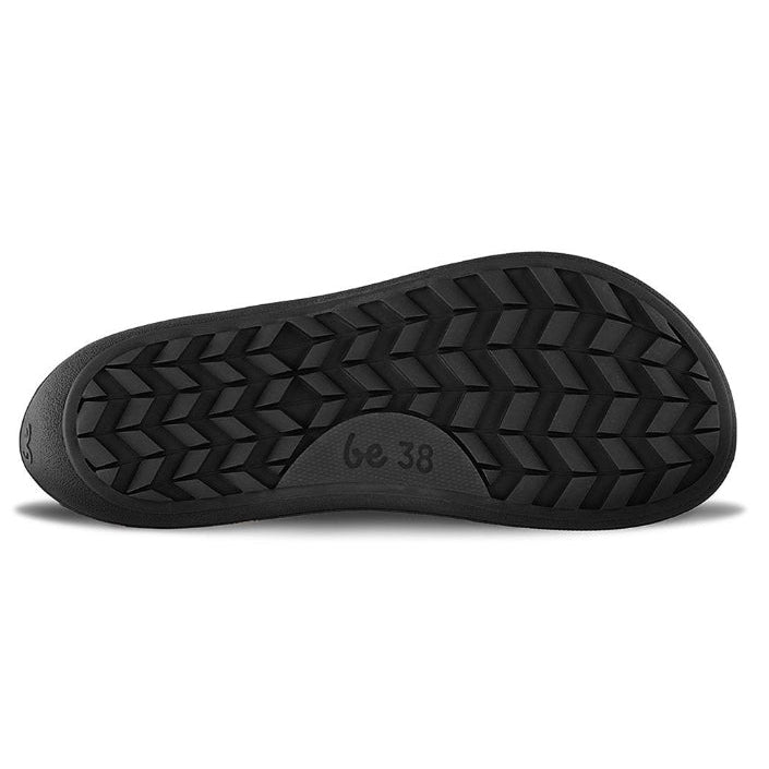 Djon barefoot cizama Snowfox crne prikaz odozdo na beloj pozadini