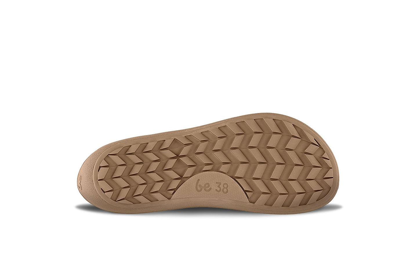 Djon barefoot cizama Winter braon prikaz odozdo na beloj pozadini