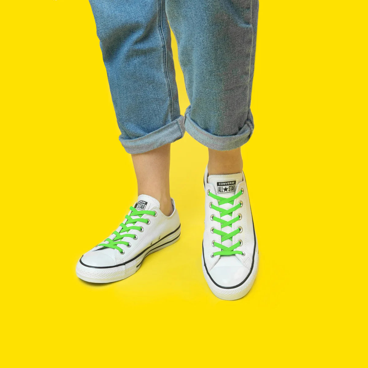 No-Tie Pertle Neon Zelene (bez vezivanja)