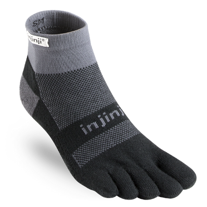 RUN Midweight Mini-Crew Crno Sive