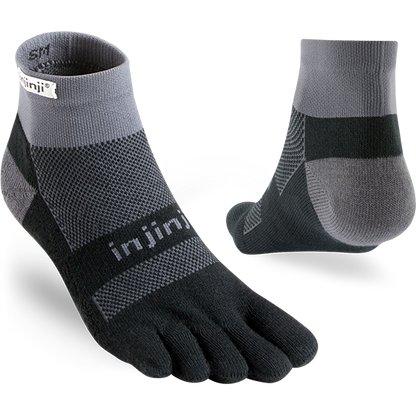 RUN Midweight Mini-Crew Crno Sive