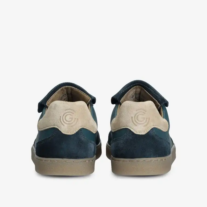 Groundies Panama XT Petrol Zelene barefoot patike zadnji pogled na pete patika