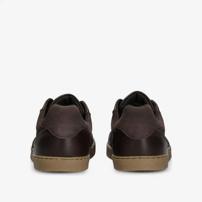 Groundies Nova Special Espresso barefoot patike zadnji pogled na pete patika