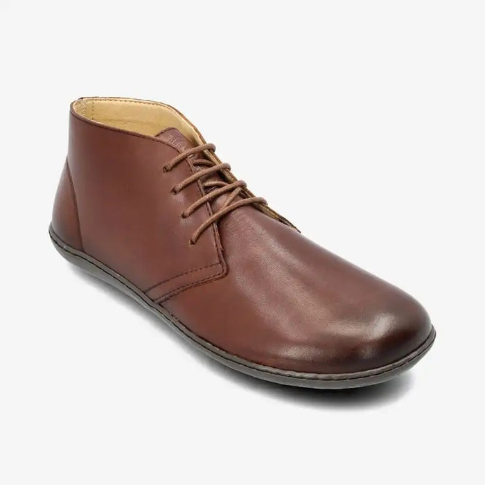 Groundies Milano Braon barefoot cipele pogled sa strane na par cipela