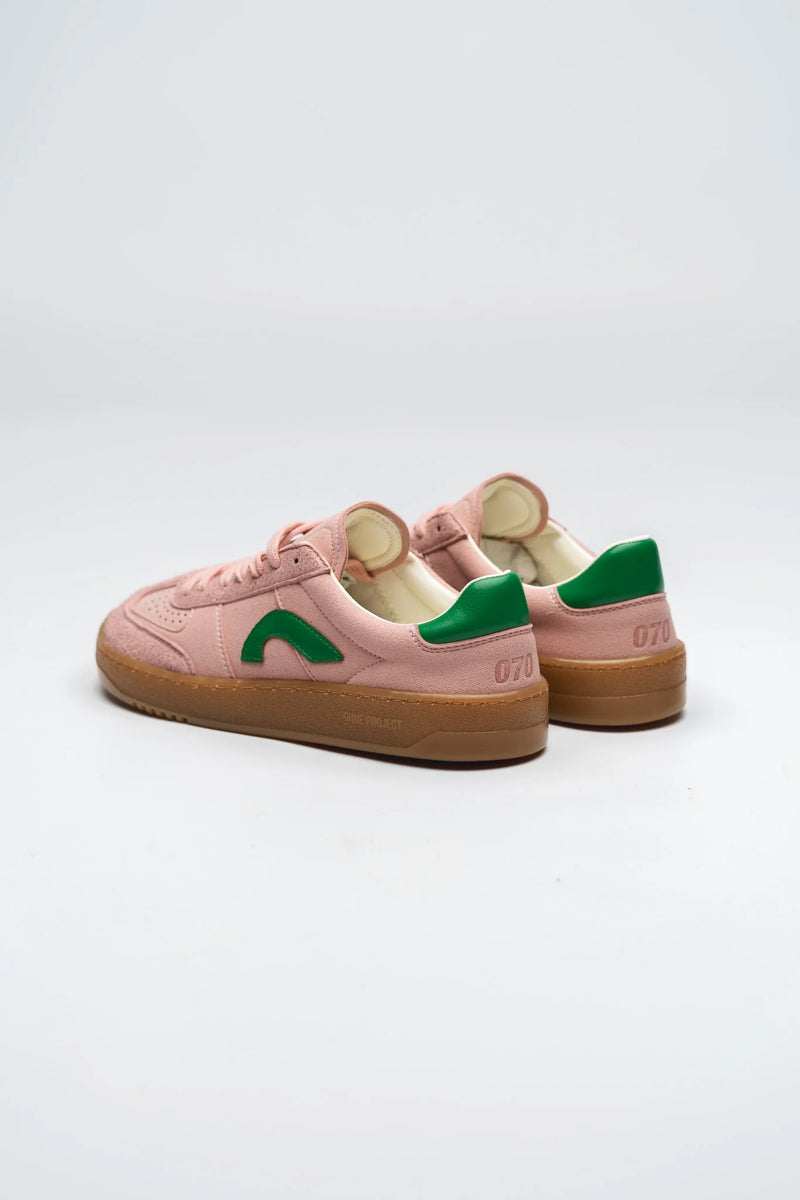 Ohne Project 070 Teddy Pink prikaz para patika iz ugla nazad-levo