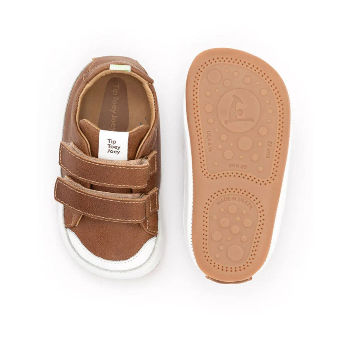 Barefoot patike Bossy Whisky prikaz odozgo i djon na beloj pozadini