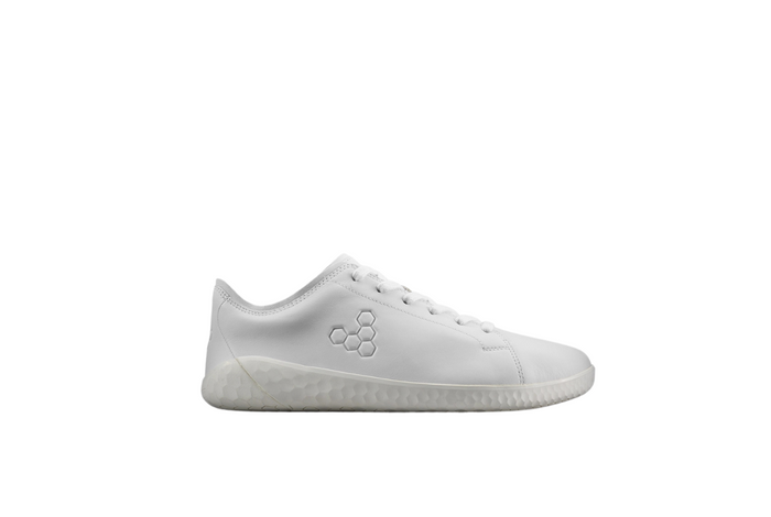 Vivobarefoot Geo Court IV Bright White bocni prikaz desne patike