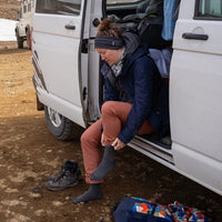 Odmor u prirodi u Injinji Liner Crew Wool Slate carapama