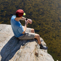 Odmor na steni u Injinji Outdoor Midweight Crew Wool Slate carapama