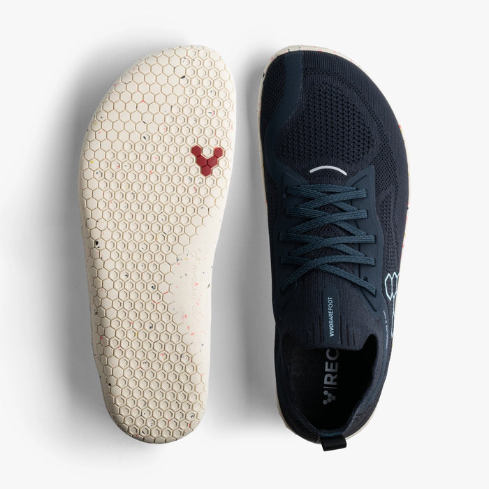 Vivobarefoot Primus Lite Knit Midnight pogled odozgo i djon