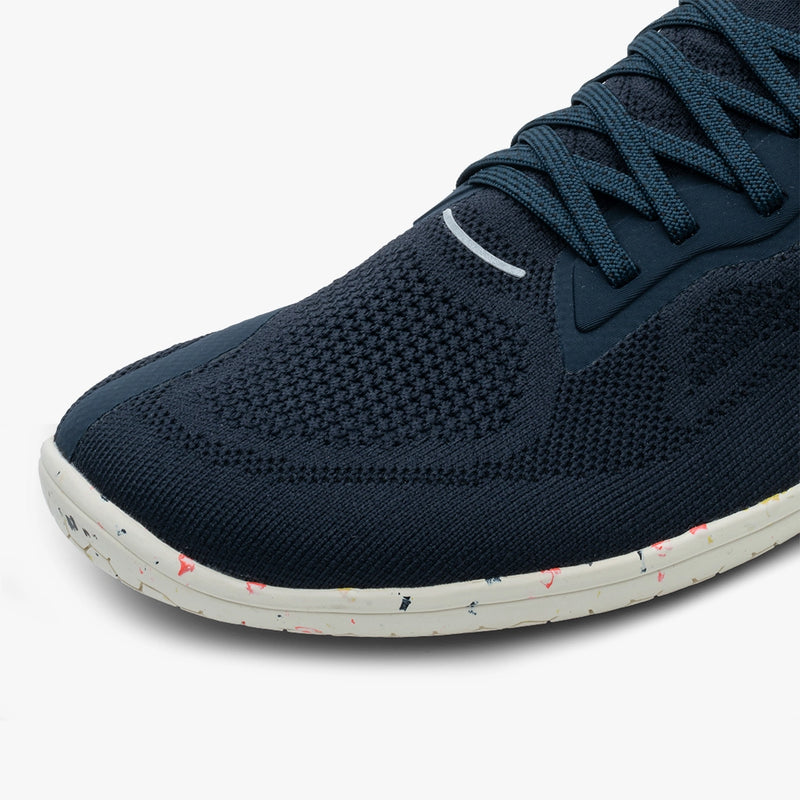 Vivobarefoot Primus Lite Knit Midnight dijagonalni pogled spreda