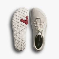 Vivobarefoot Primus Trail FG 3.5 Silver Birch pogled odozgo i djon