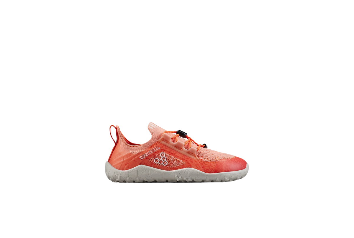 Vivobarefoot Primus Trail Knit FG Sunset bocni prikaz leve patike
