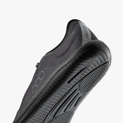 Vivobarefoot Primus Flow Dark Shadow detalj djona i luka stopala