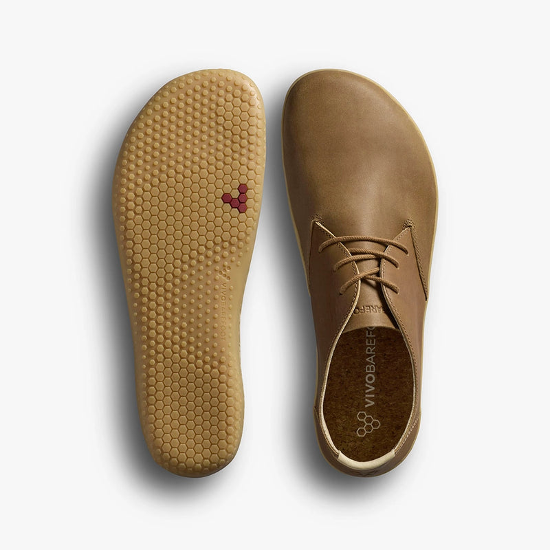 Vivobarefoot Ra IV Tan prikaz djona i pogled odozgo