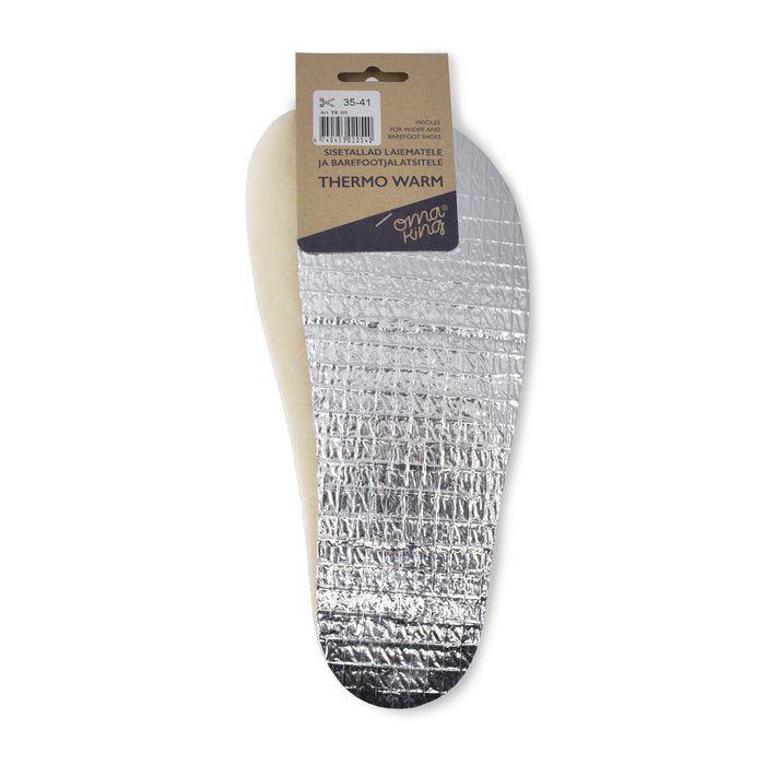 Thermo Warm ulošci za barefoot obuću sa slojem vune, termoizolatorom i aluminijumskom bazom, debljine 5 mm