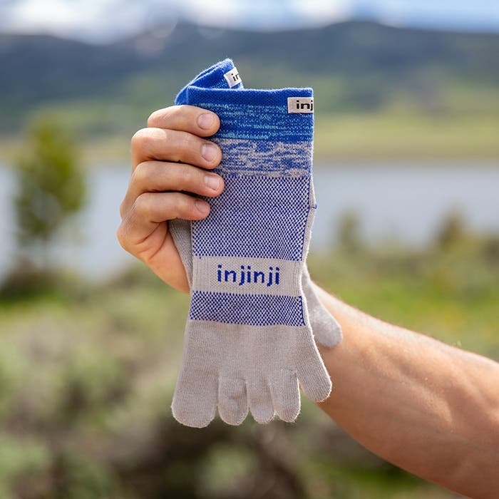 Prikaz Injinji Trail Midweight Mini-Crew Neptune petoprste carape