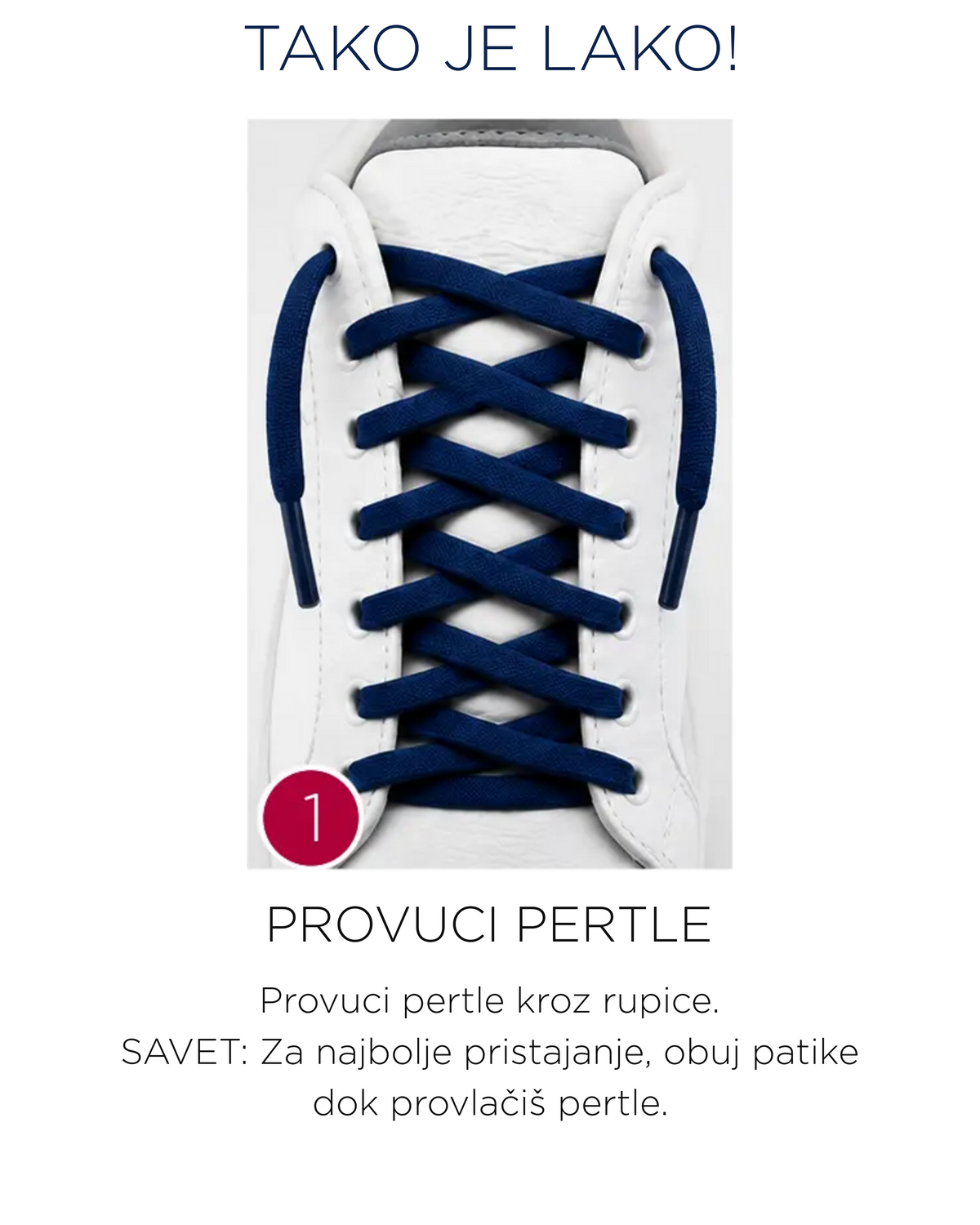 No-Tie Pertle - Lacess Crne
