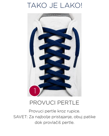 No-Tie Pertle - Lacess Crne