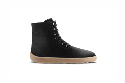 Winter Crne Mat barefoot cizme bocni prikaz desne cizme