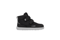 Barefoot cizme Zippu Black & Grey bocni prikaz desne cizme na beloj pozadini