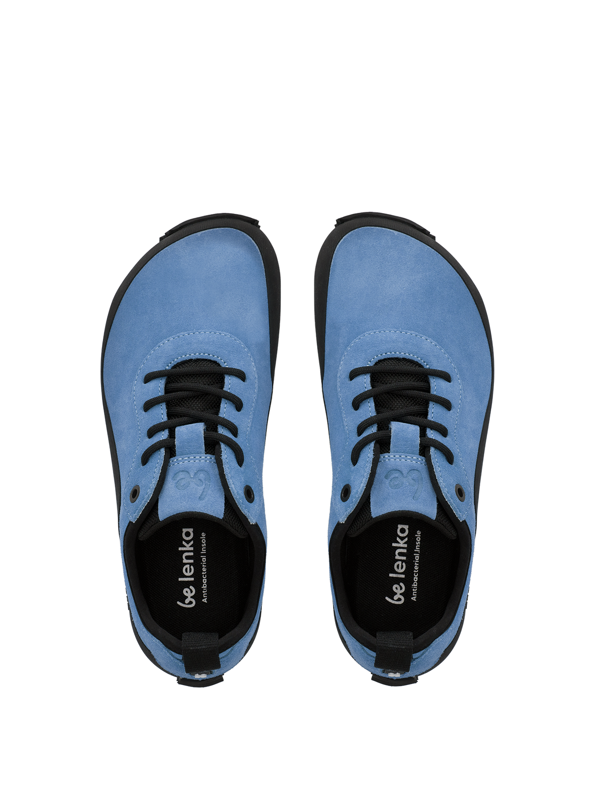 Par barefoot patika Trailwalker 3.0 Navy prikaz odozgo na beloj pozadini