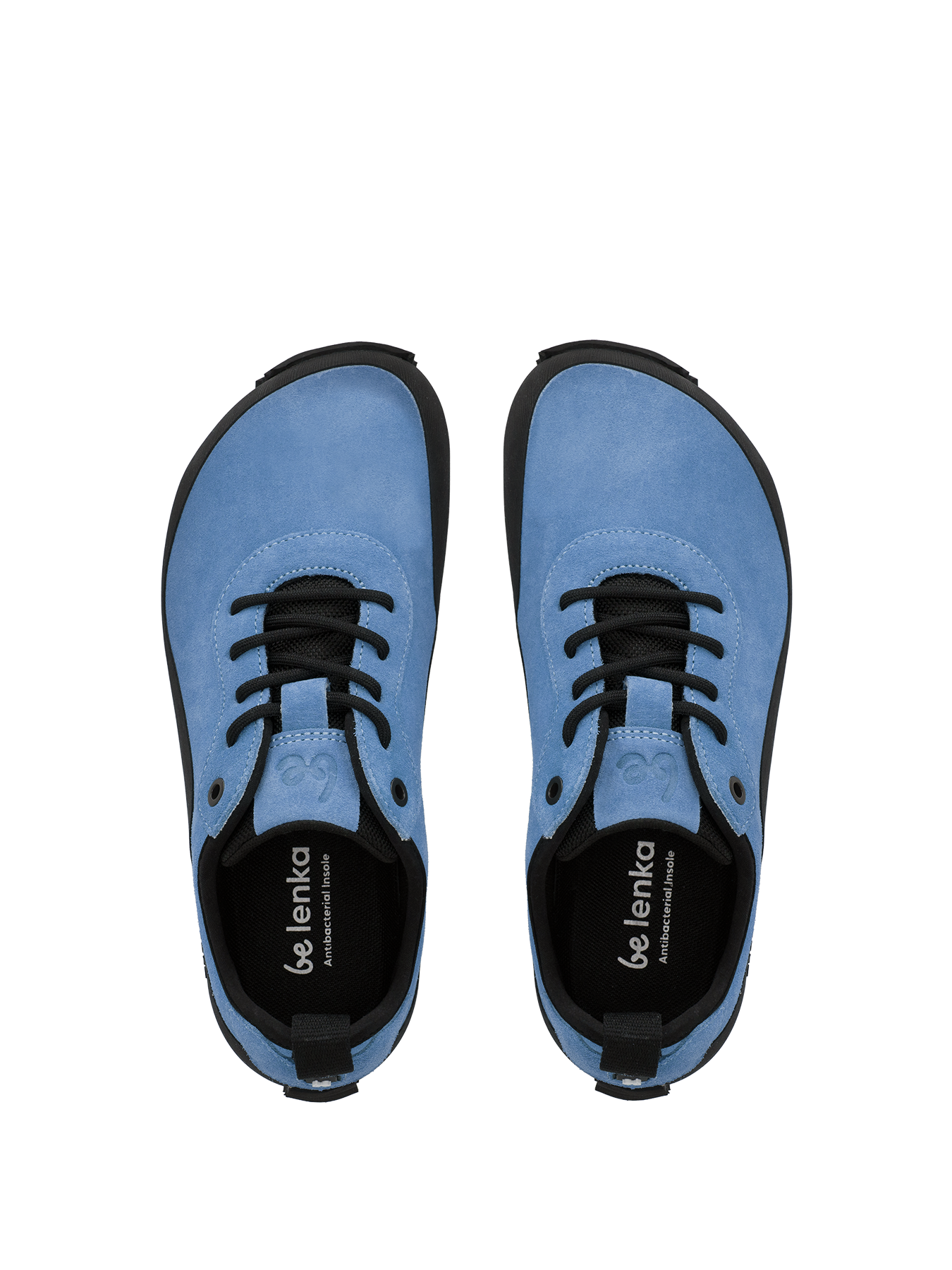 Par barefoot patika Trailwalker 3.0 Navy prikaz odozgo na beloj pozadini