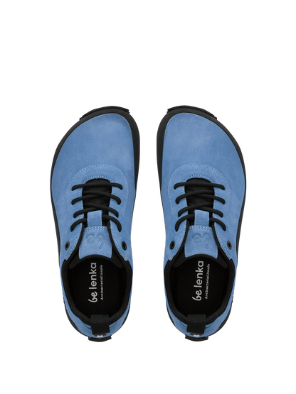 Par barefoot patika Trailwalker 3.0 Navy prikaz odozgo na beloj pozadini