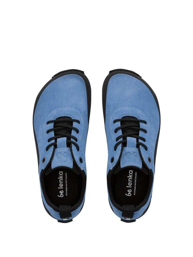Par barefoot patika Trailwalker 3.0 Navy prikaz odozgo na beloj pozadini