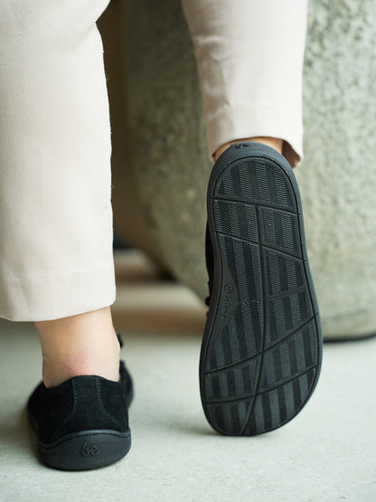 Be Lenka Aphrodite mokasine – pogled odozdo, prikaz djona tokom hoda

