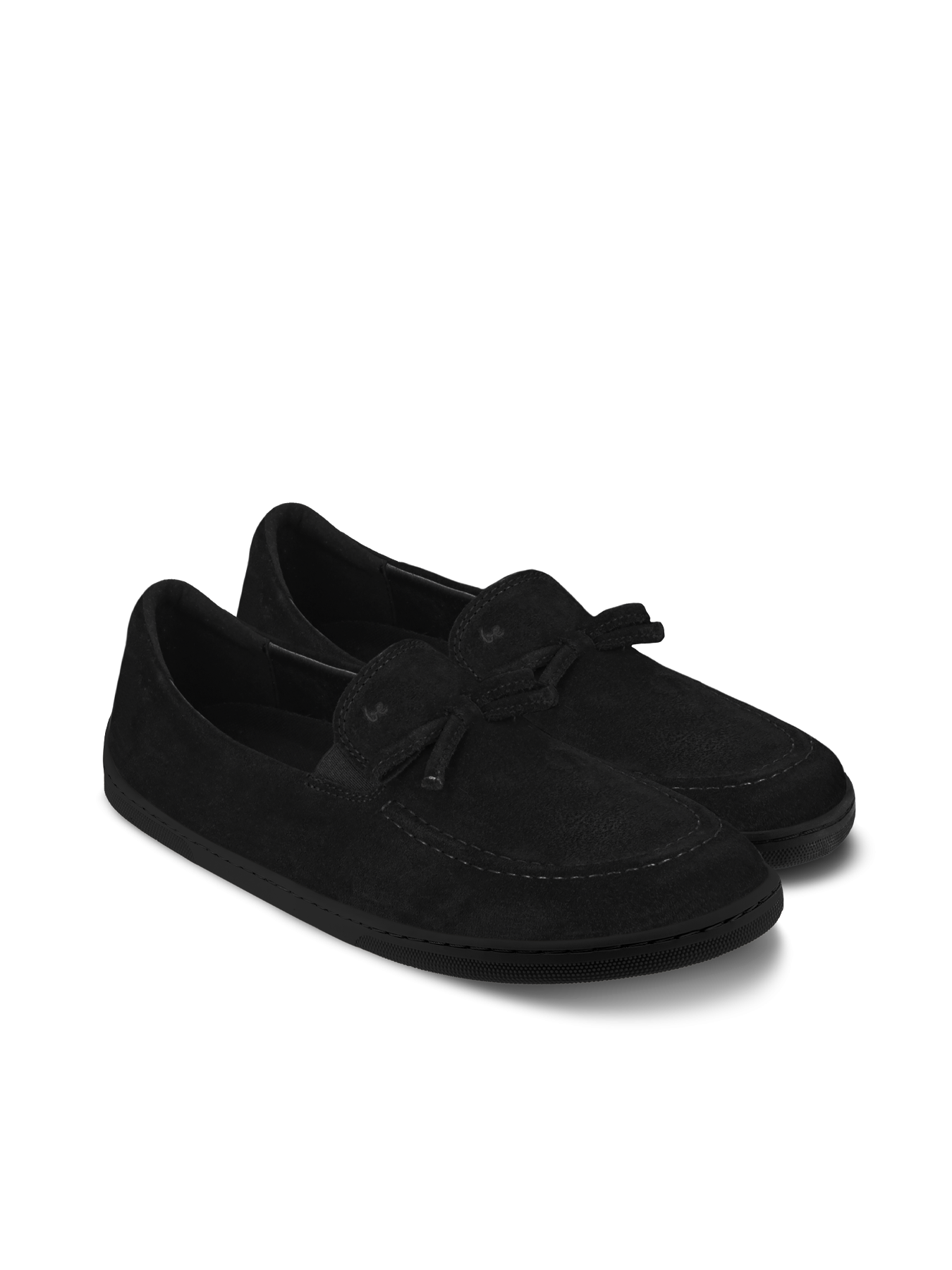 Be Lenka Aphrodite barefoot mokasine – crni model prikazan pod blagim uglom

