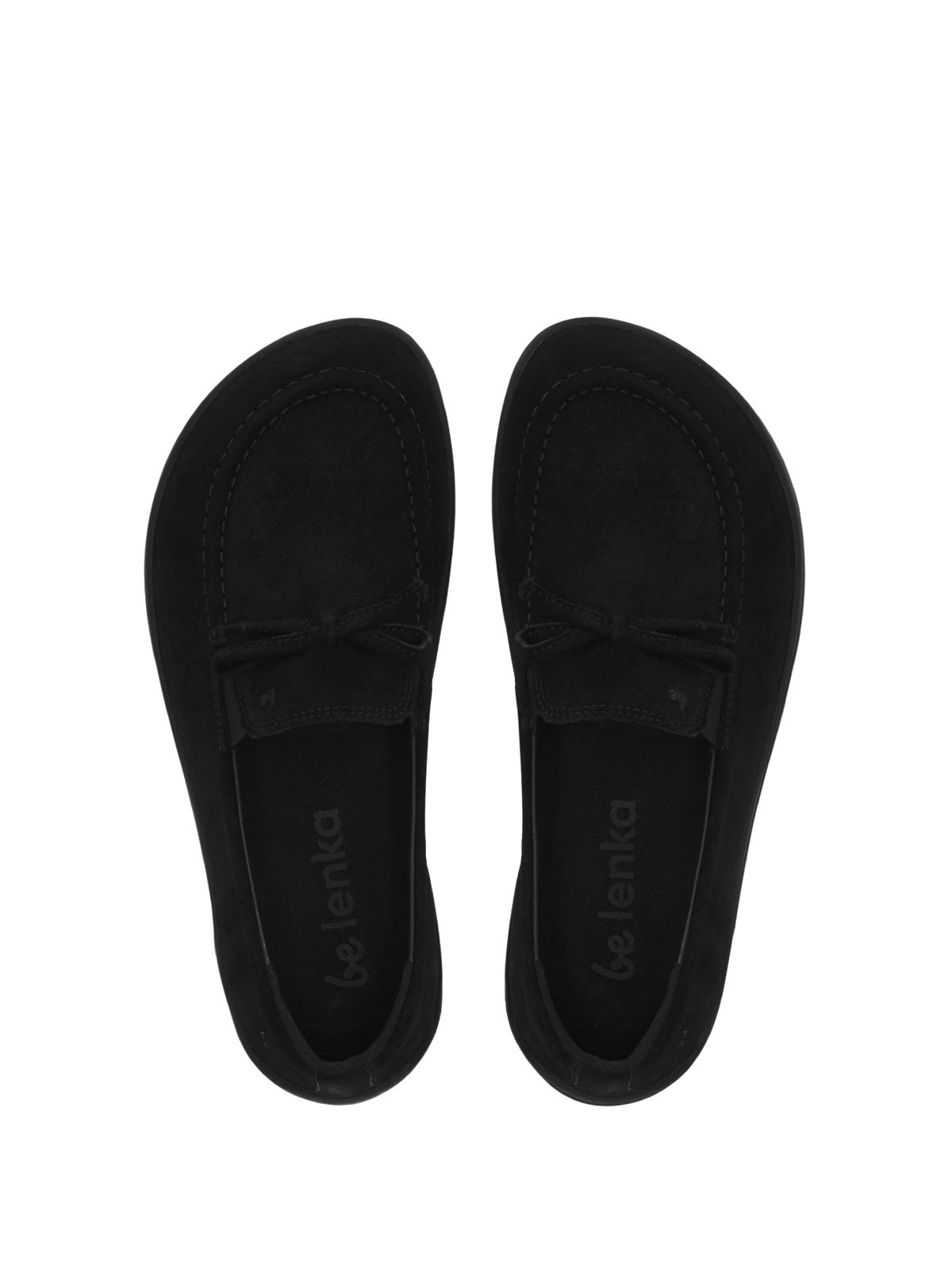 Be Lenka Aphrodite barefoot mokasine – pogled odozgo na ulozak i unutrasnjost para

