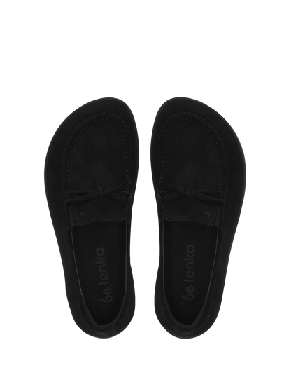 Be Lenka Aphrodite barefoot mokasine – pogled odozgo na ulozak i unutrasnjost para

