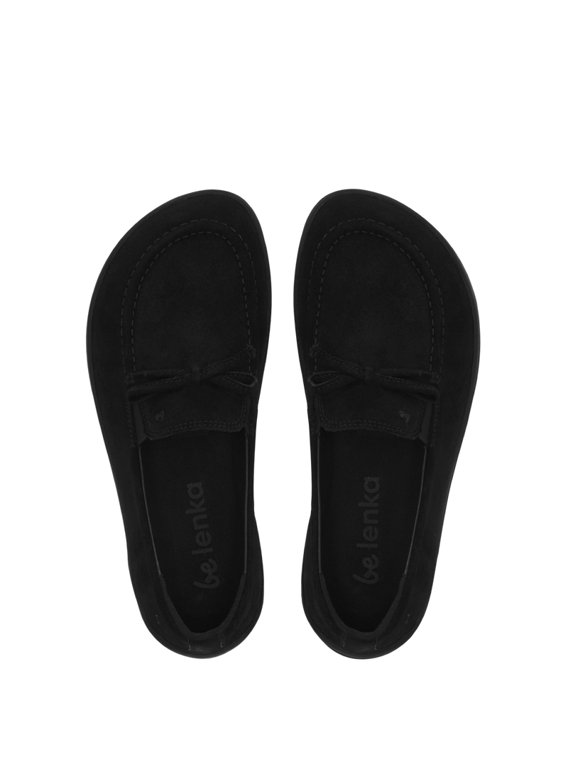Be Lenka Aphrodite barefoot mokasine – pogled odozgo na ulozak i unutrasnjost para

