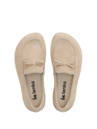 Be Lenka Aphrodite barefoot mokasine – pogled odozgo na unutrasnjost para u bez boji

