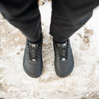 Zing Frost Crne barefoot patike pogled odozgo na par patika