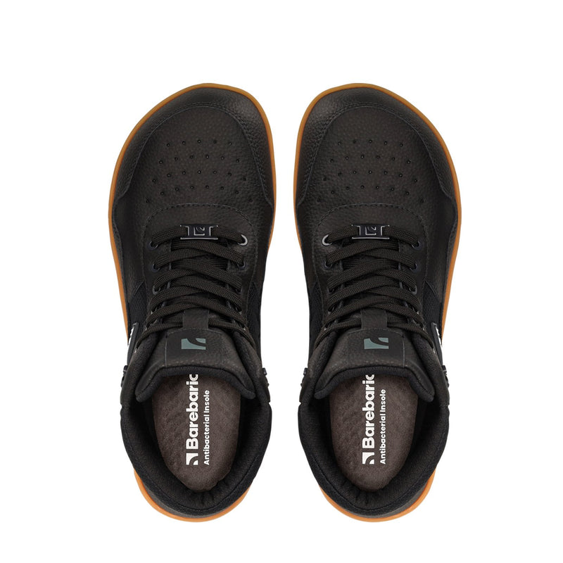 Urban Edge crne barefoot čizme pogled odozgo sa ulošcima