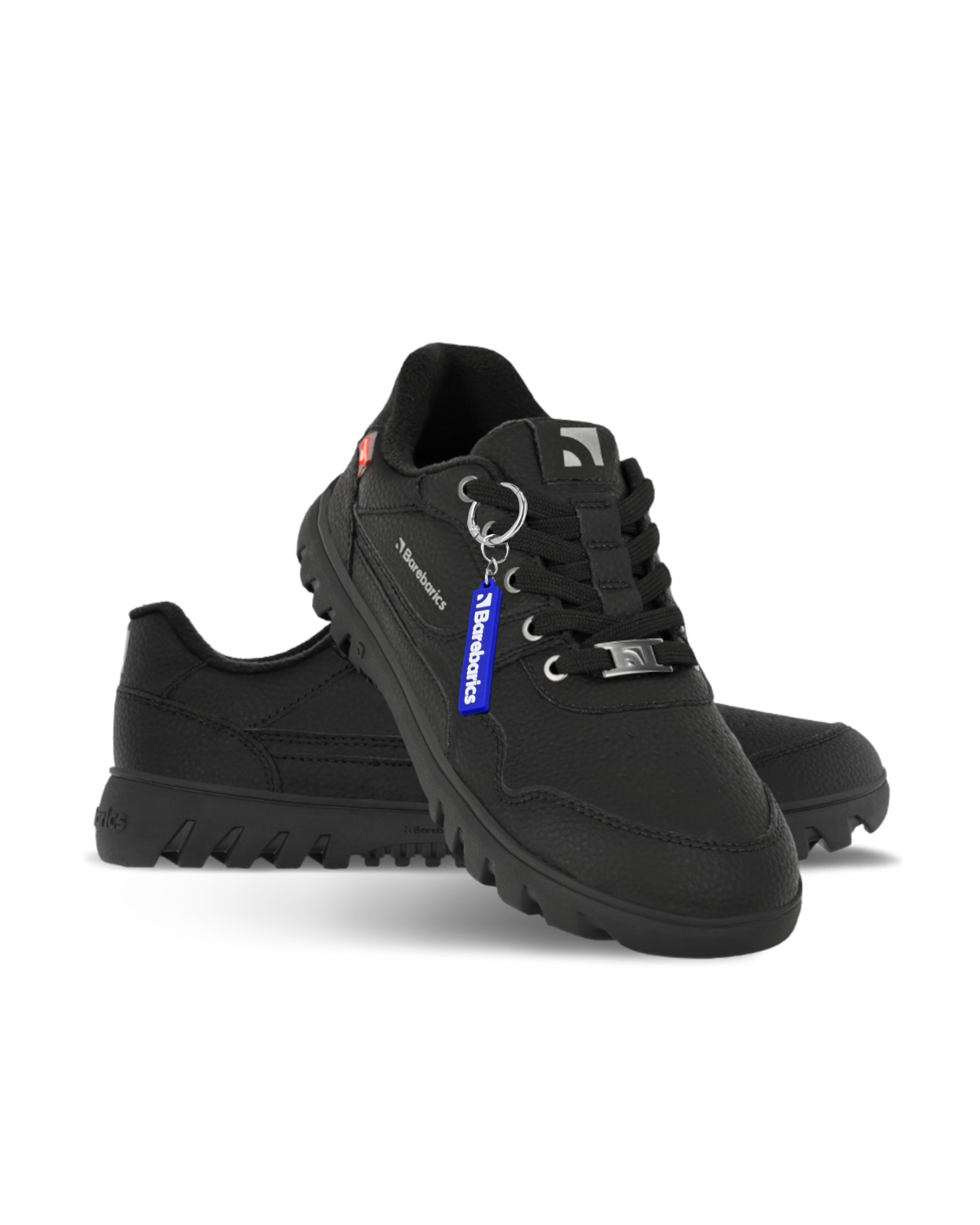 Zing Frost Crne barefoot patike bocni prikaz sa etiketom