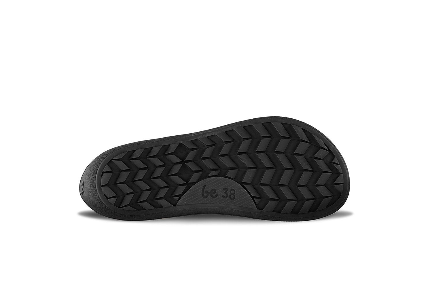 Djon barefoot cizama Snowfox crne prikaz odozdo na beloj pozadini