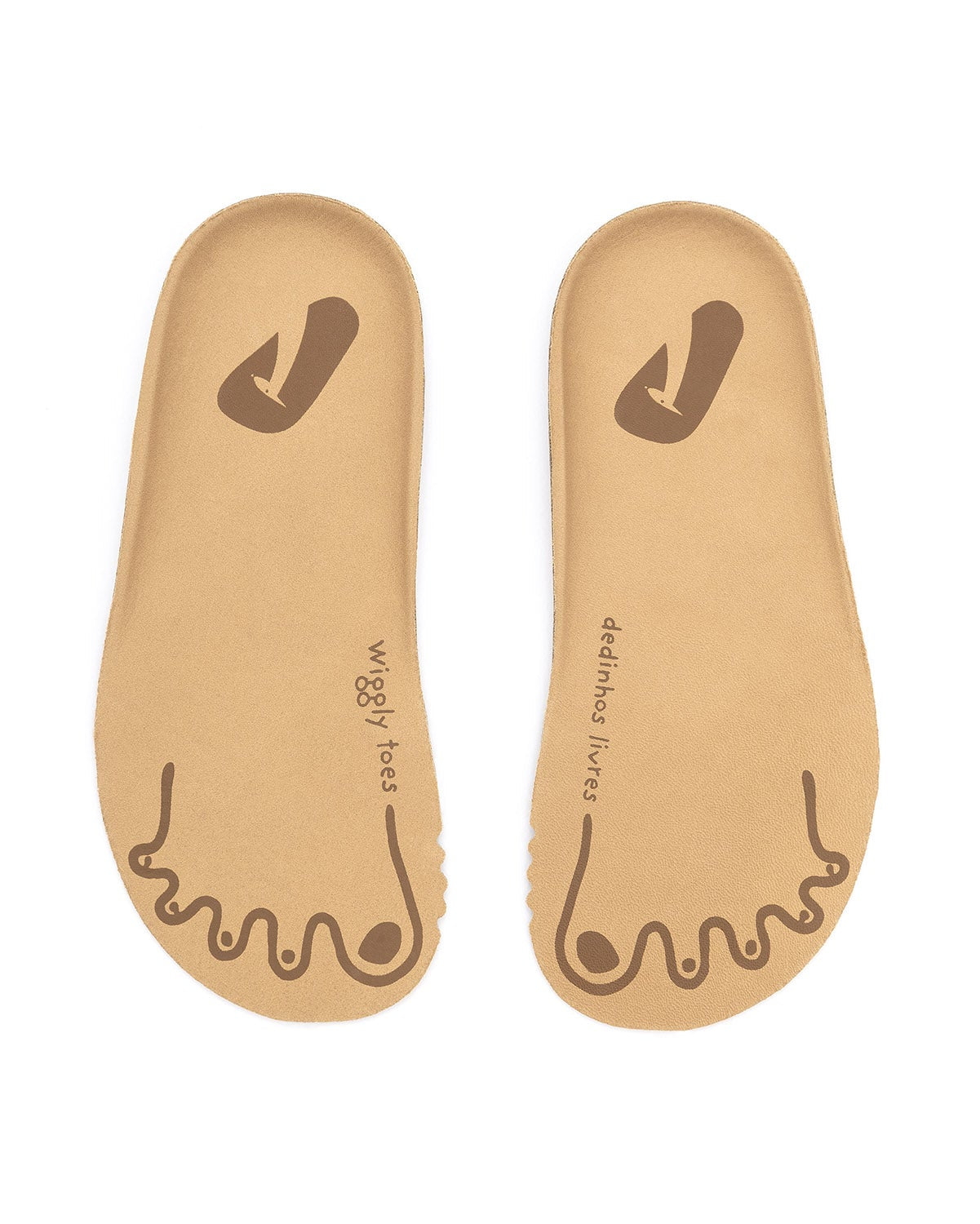 Unutrasnji ulošci barefoot patika Volt Teget prikaz odozgo