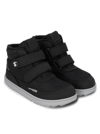 Par barefoot cizama Zippu Black & Grey prikaz pod uglom na beloj pozadini