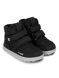 Par barefoot cizama Zippu Black & Grey prikaz pod uglom na beloj pozadini