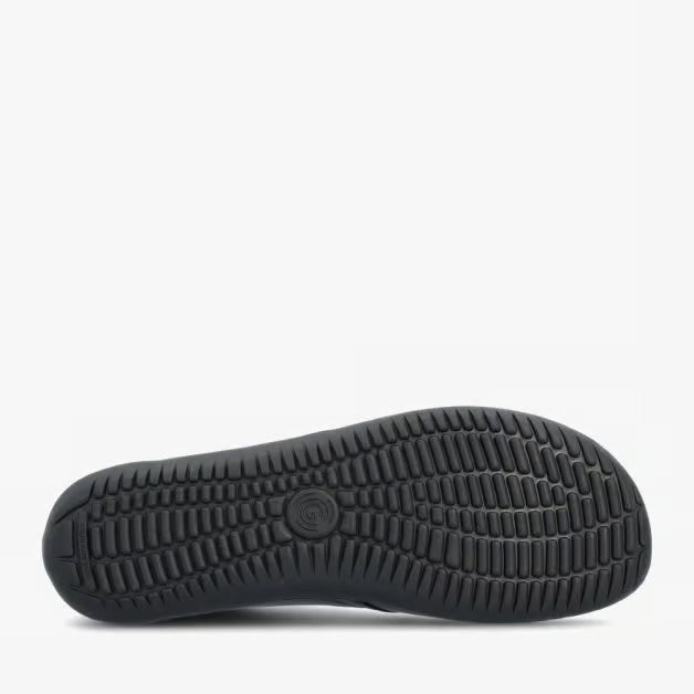 Groundies Milano Crne barefoot cipele pogled na djon cipela