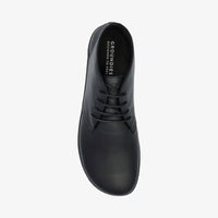 Groundies Milano Crne barefoot cipele pogled odozgo na jednu cipelu