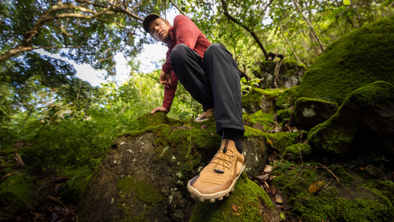 PRIMUS TRAIL Knit SG JJF Braun - Vivobarefoot