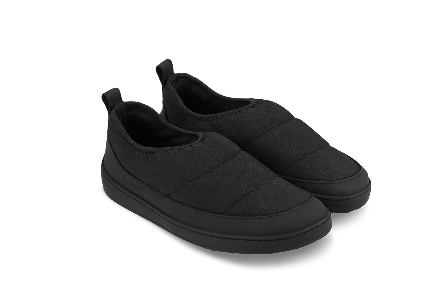 Nimbus Crne barefoot patike bocni prikaz para na ravnoj podlozi